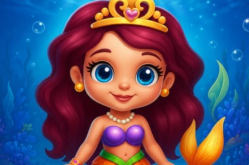 Mermaid Games Little Princess