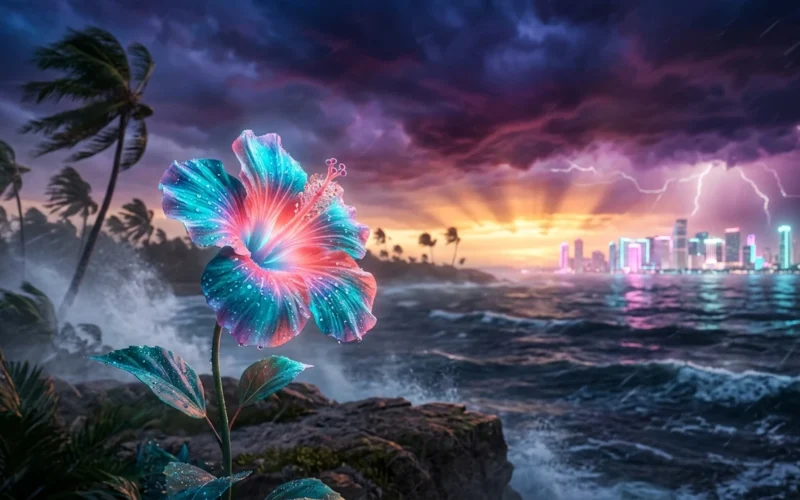 Flower in a Hurricane